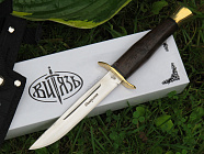 Финский нож диверсант из стали 65х13 с деревянной рукоятью