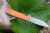 Складной нож спецподразделений Саро "Чиж оранжевый G10")