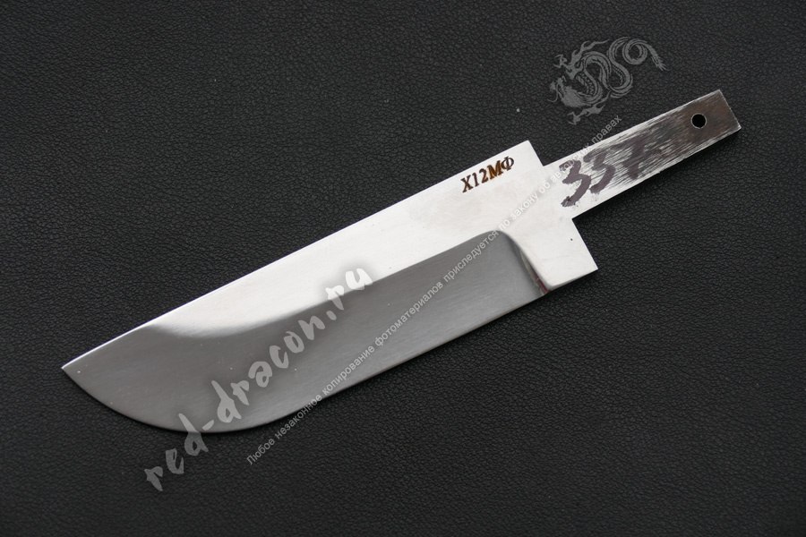 Клинок кованный для ножа Х12МФ "DAS337"